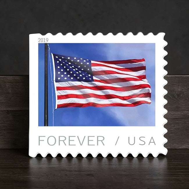 U.S. Flag 2019 Forever Postage Stamps Adhesive Booklet