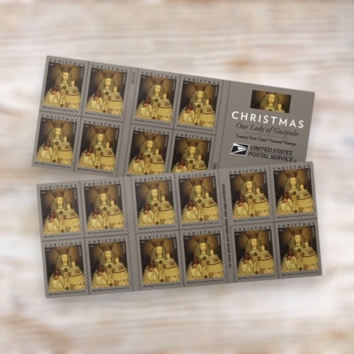 Our Lady of Guápulo 2020 Forever Postage Stamps Self-Adhesive Booklet for Holiday Mail