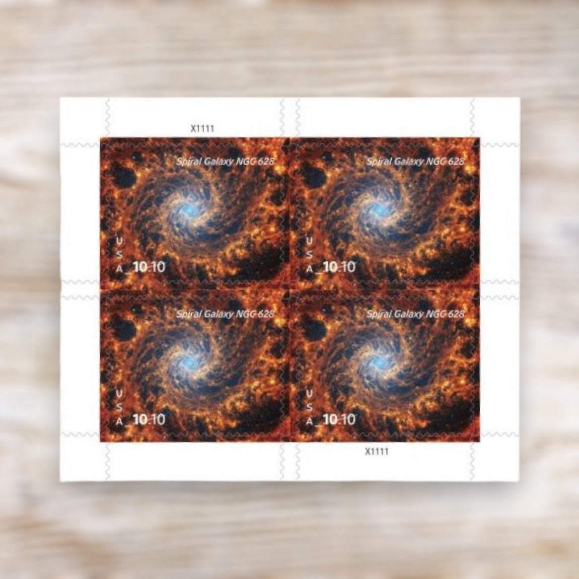 Spiral Galaxy 2025 $10.10 Priority Mail Postage Stamps Self-Adhesive Sheet