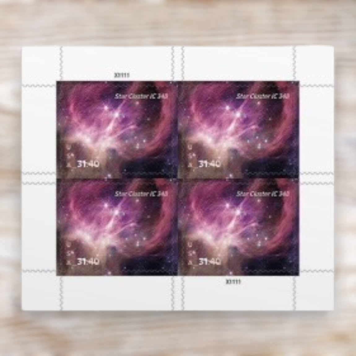 Star Cluster 2025 $31.40 Priority Mail Express Postage Stamps Self-Adhesive Sheet