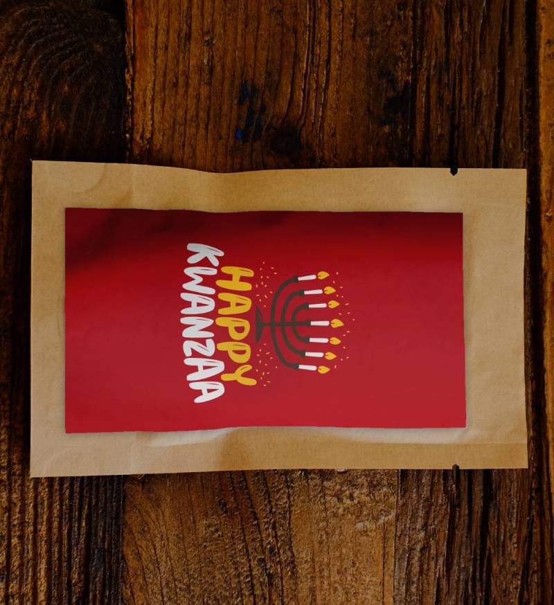 Happy Kwanzaa Candles Growing Kit – Gift Plants 10 Trees - Decor Akil