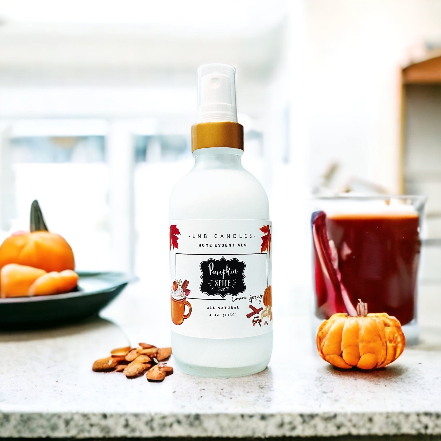 Pumpkin Spice Room Spray β Cozy Fall Home Fragrance - Decor Akil