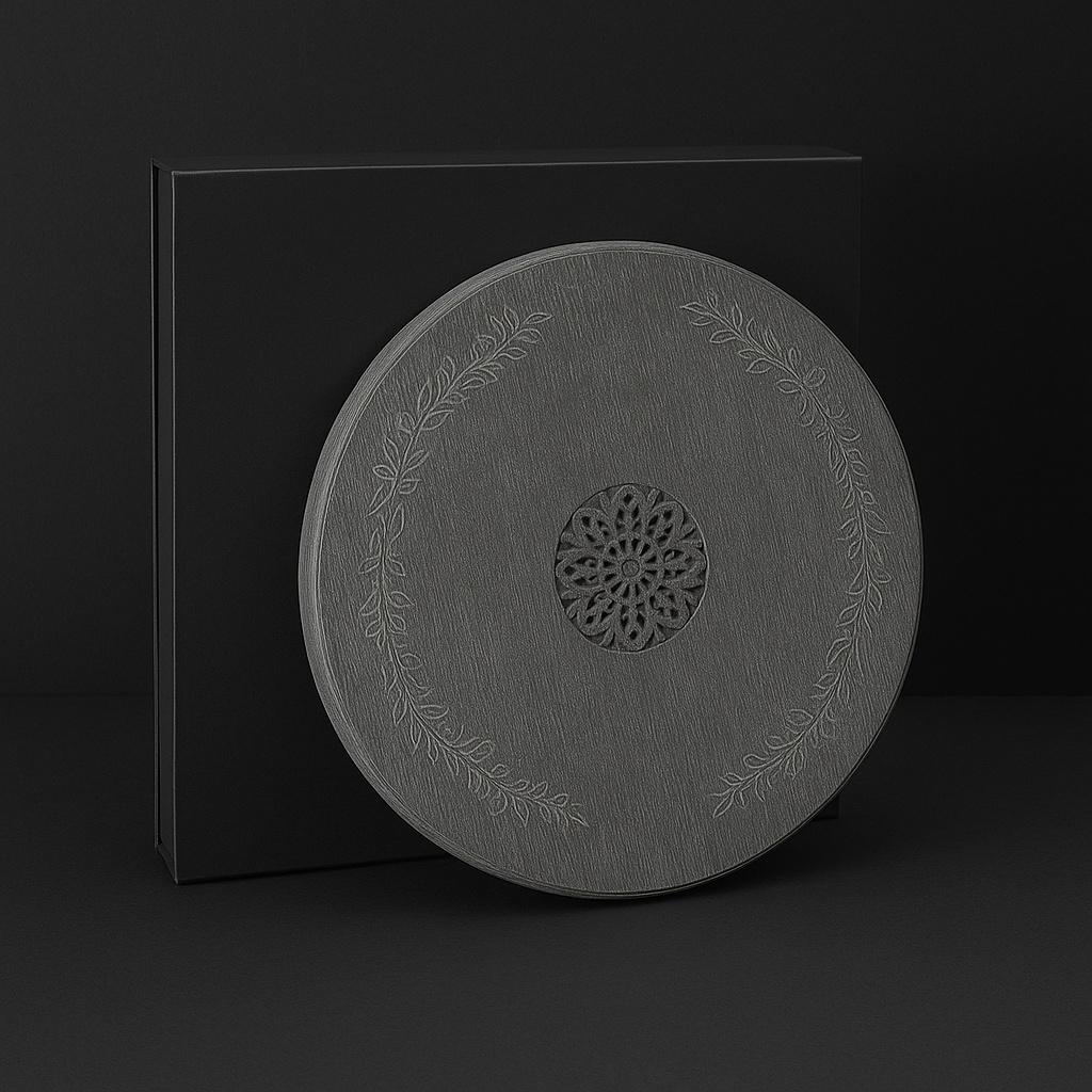 Sustainable Mango Wood Lazy Susan Serving Tray - Decor Akil