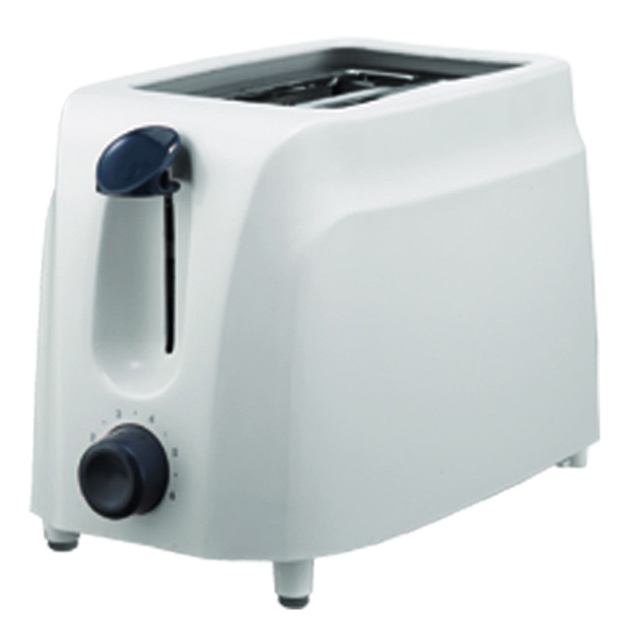 2-Slice Cool Touch Toaster White with 6 Shade Settings - Decor Akil