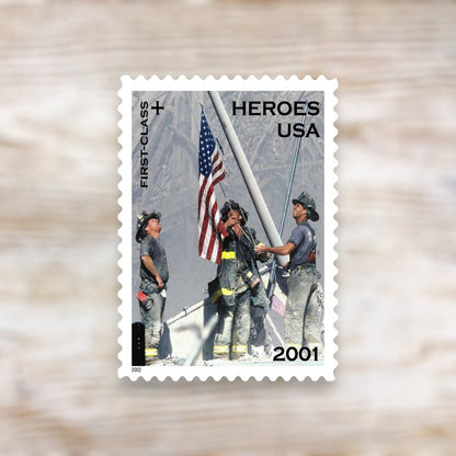 2002 Heroes of 2001 First-Class+ Semipostal Stamps Self-Adhesive Sheet for Additional Postage