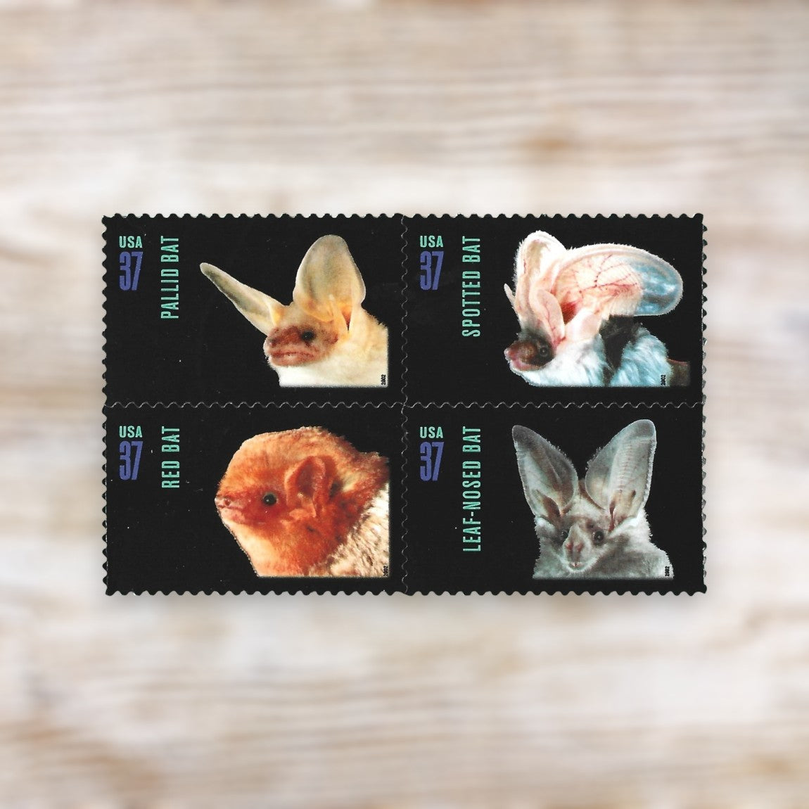Night Friends American Bats 2002 37¢ Stamps Self-Adhesive Sheet for Additional Postage