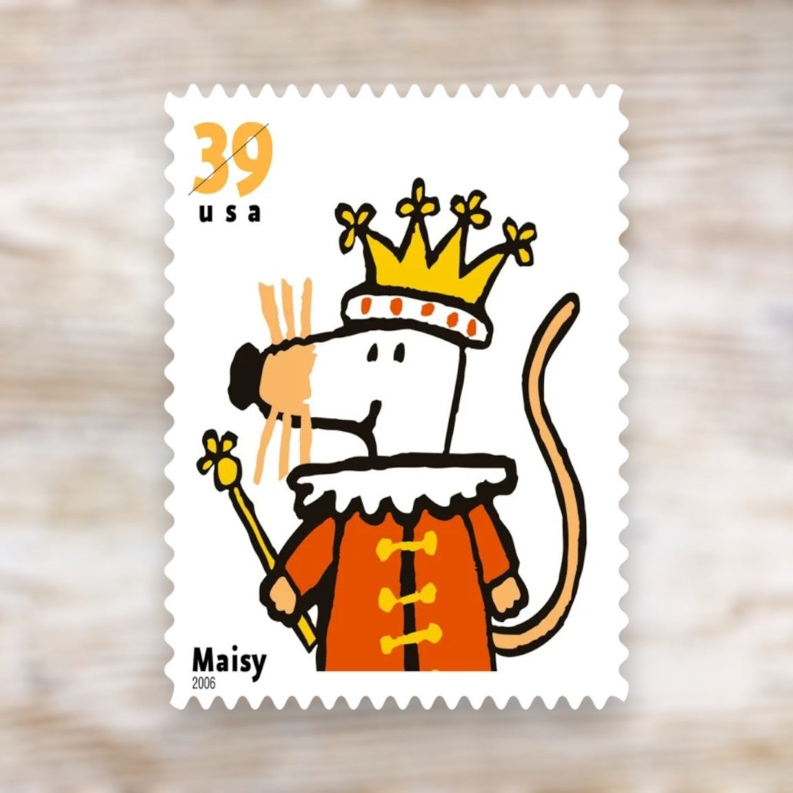 Favorite Children’s Book Animals 2006 39¢ Stamps Self-Adhesive Sheet for Additional Postage
