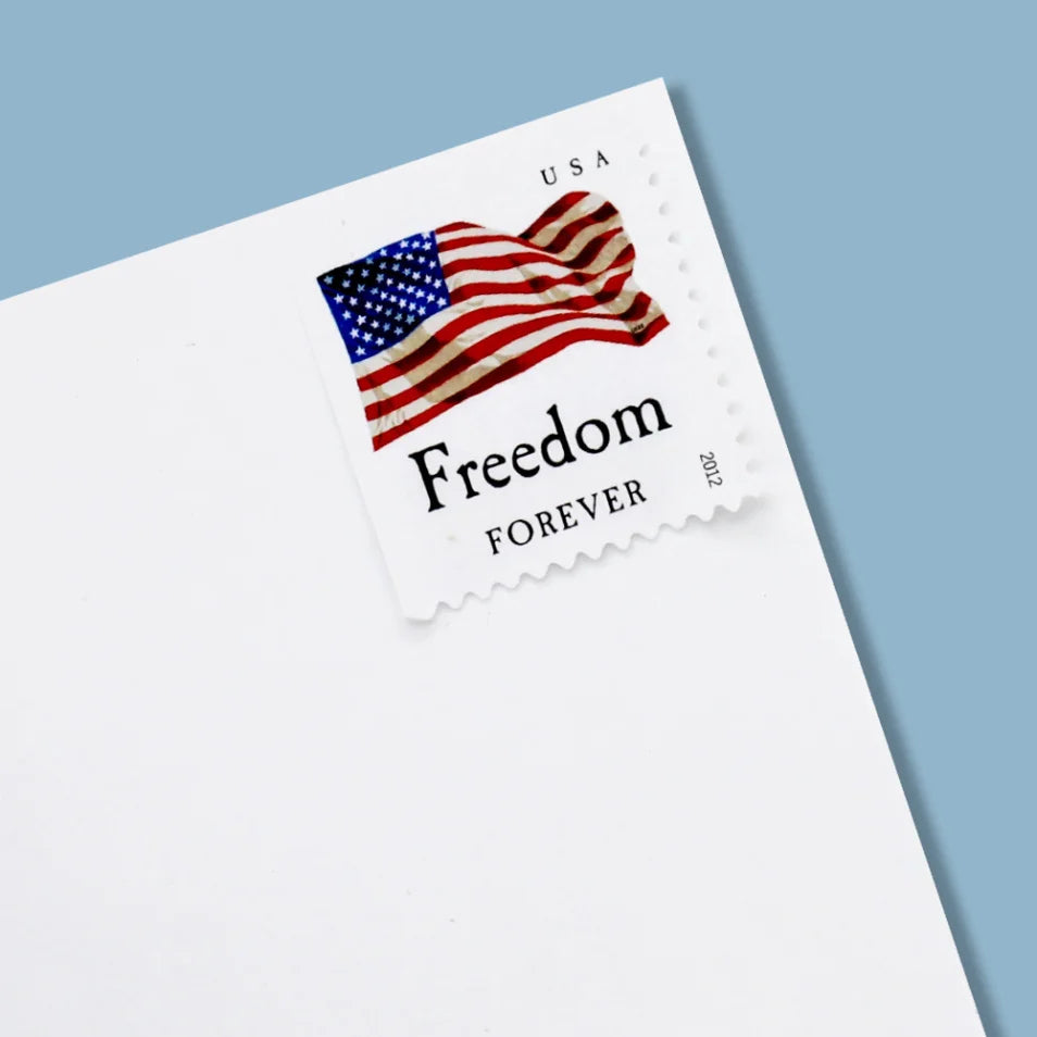 U.S. Flag 2012 Forever Postage Stamps Adhesive Sheet