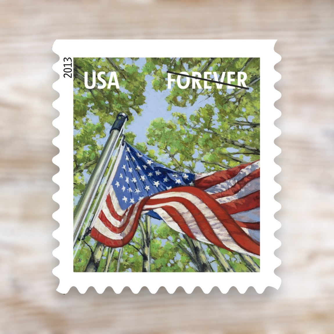 U.S. Flag Forever Stamps Bulk Pack – 25,000 Stamps / 250 Rolls – Multiple Years Available