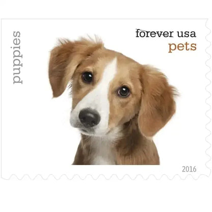 Pets 2016 Forever Postage Stamps Adhesive Booklet