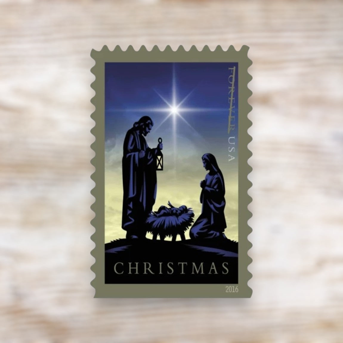 Nativity 2016 Forever Postage Stamps Self-Adhesive Booklet for Holiday Mail