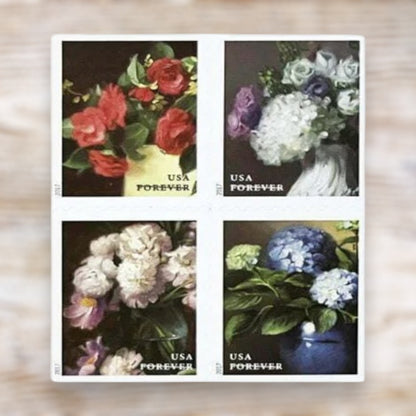 Flowers from the Garden 2017 Forever Postage Stamps Self-Adhesive Booklet for Everyday Mail