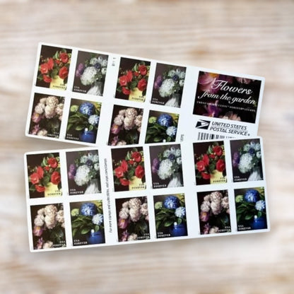 Flowers from the Garden 2017 Forever Postage Stamps Self-Adhesive Booklet for Everyday Mail