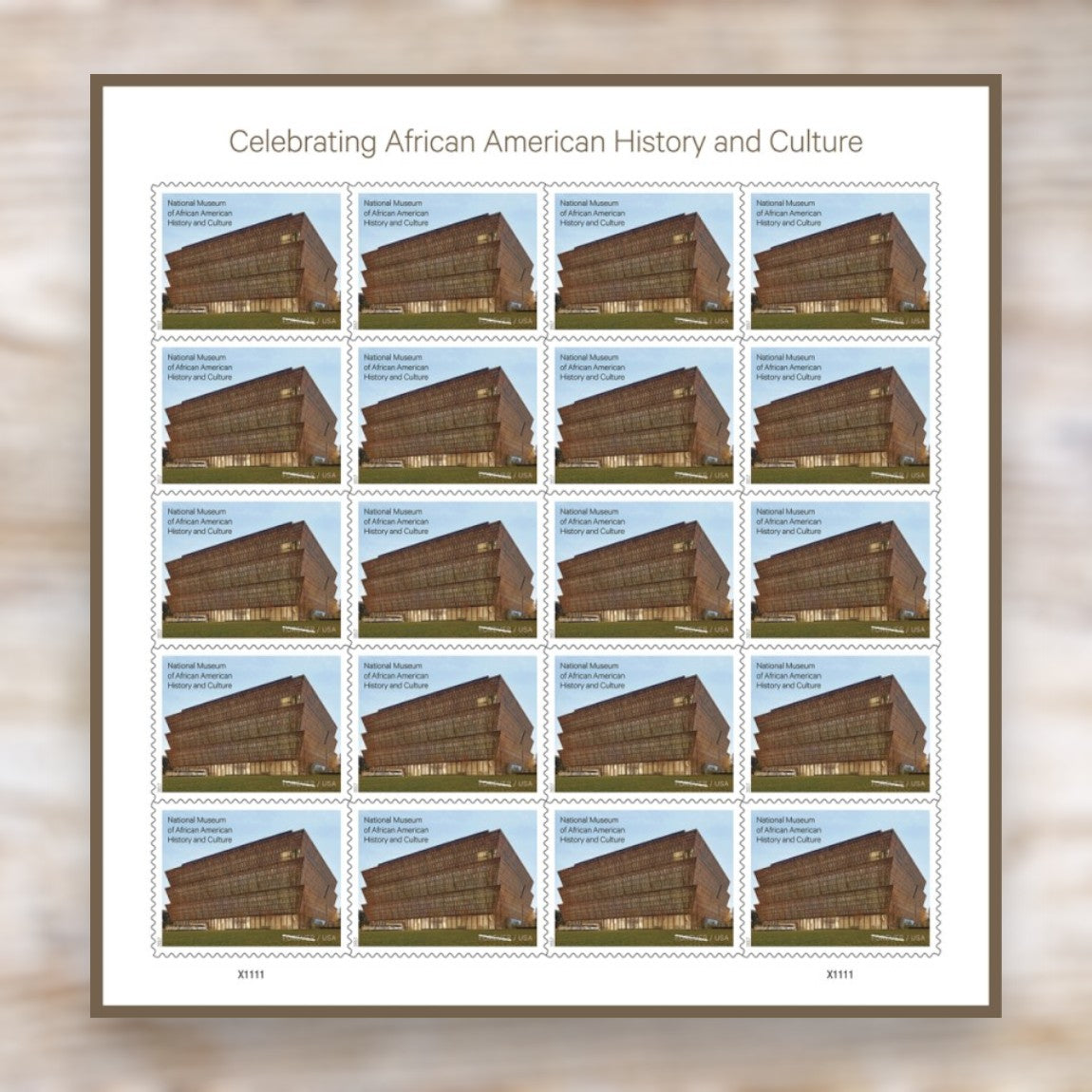 Celebrating African American History and Culture 2017 Forever Postage Stamps Self-Adhesive Sheet for Commemorative Mail