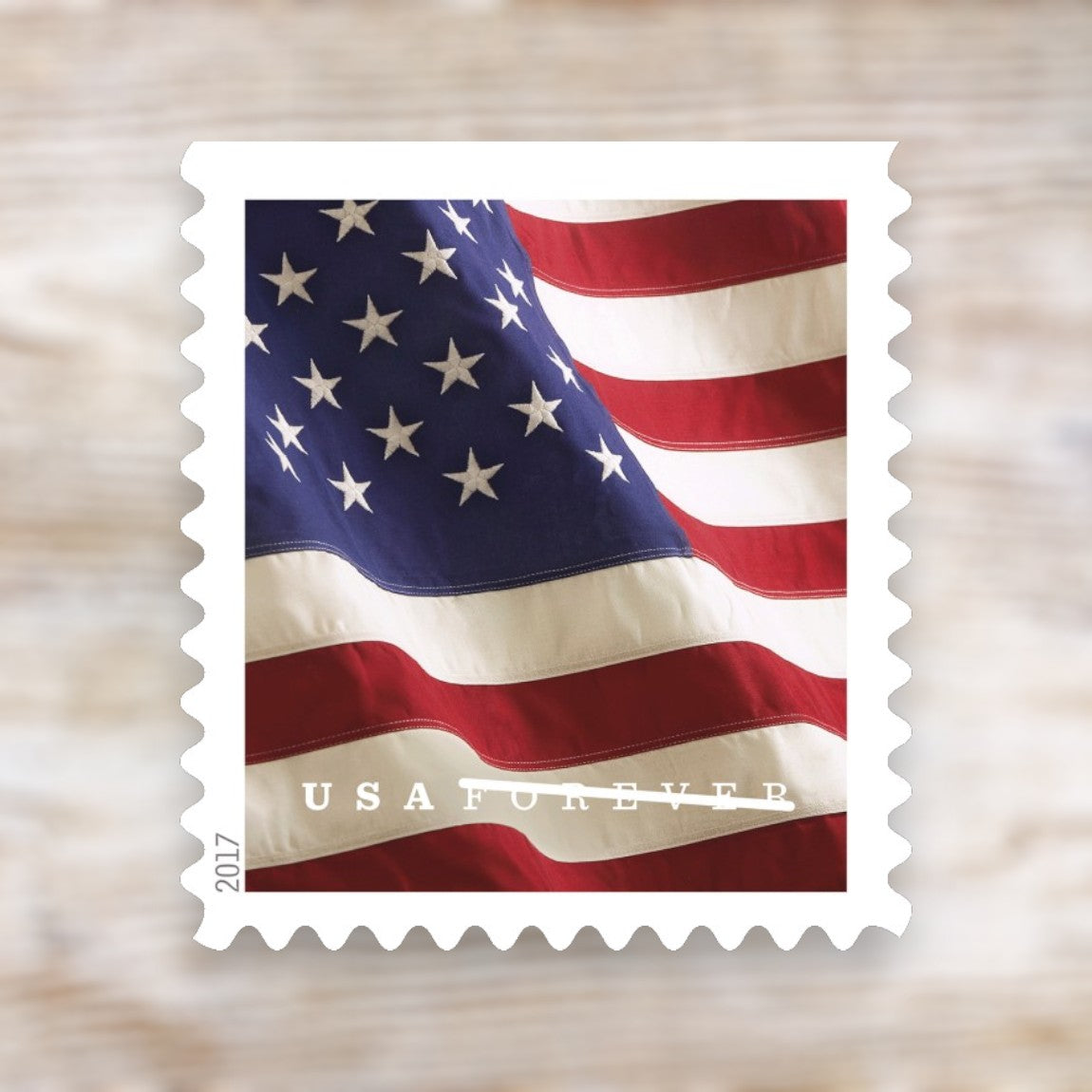 U.S. Flag 2017 Forever Postage Stamps Self-Adhesive Booklet for Everyday Mail