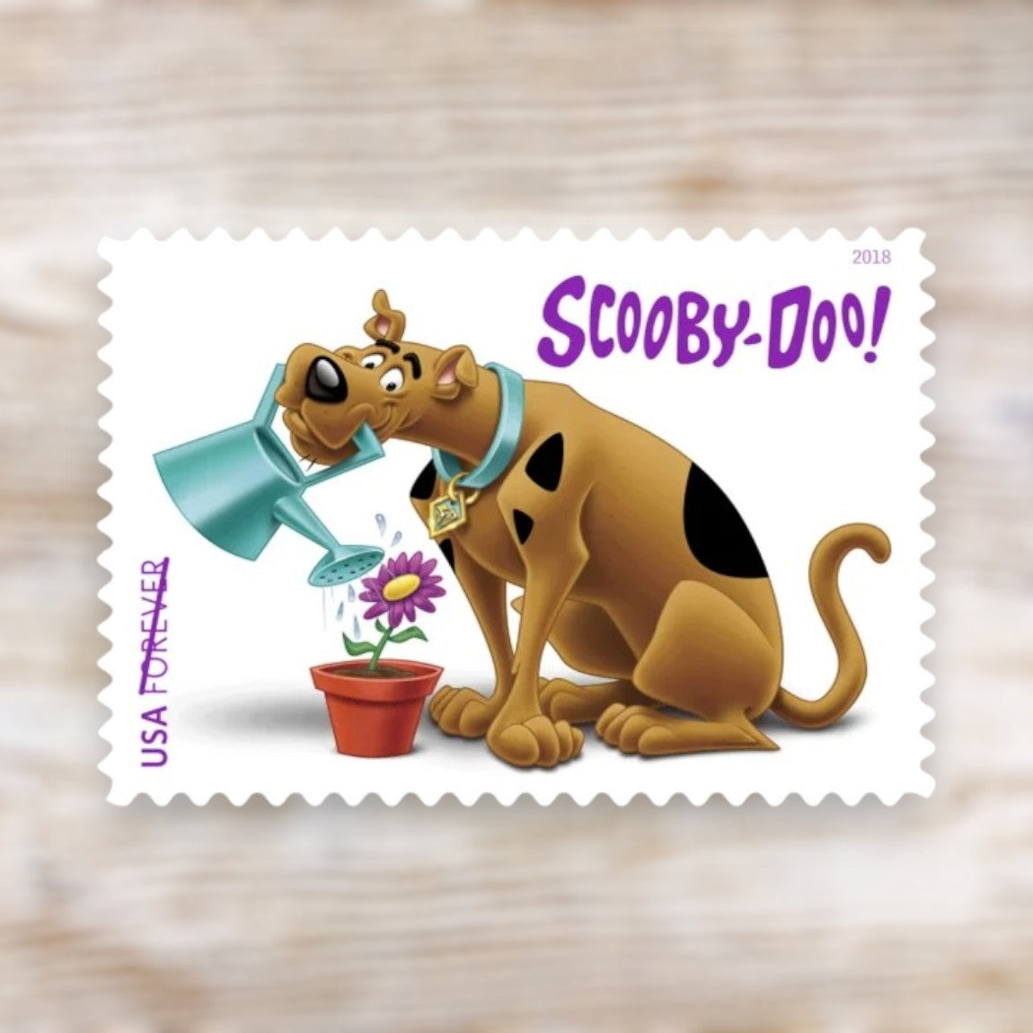 Scooby-Doo! 2018 Forever Postage Stamps Self-Adhesive Sheet for Commemorative Mail
