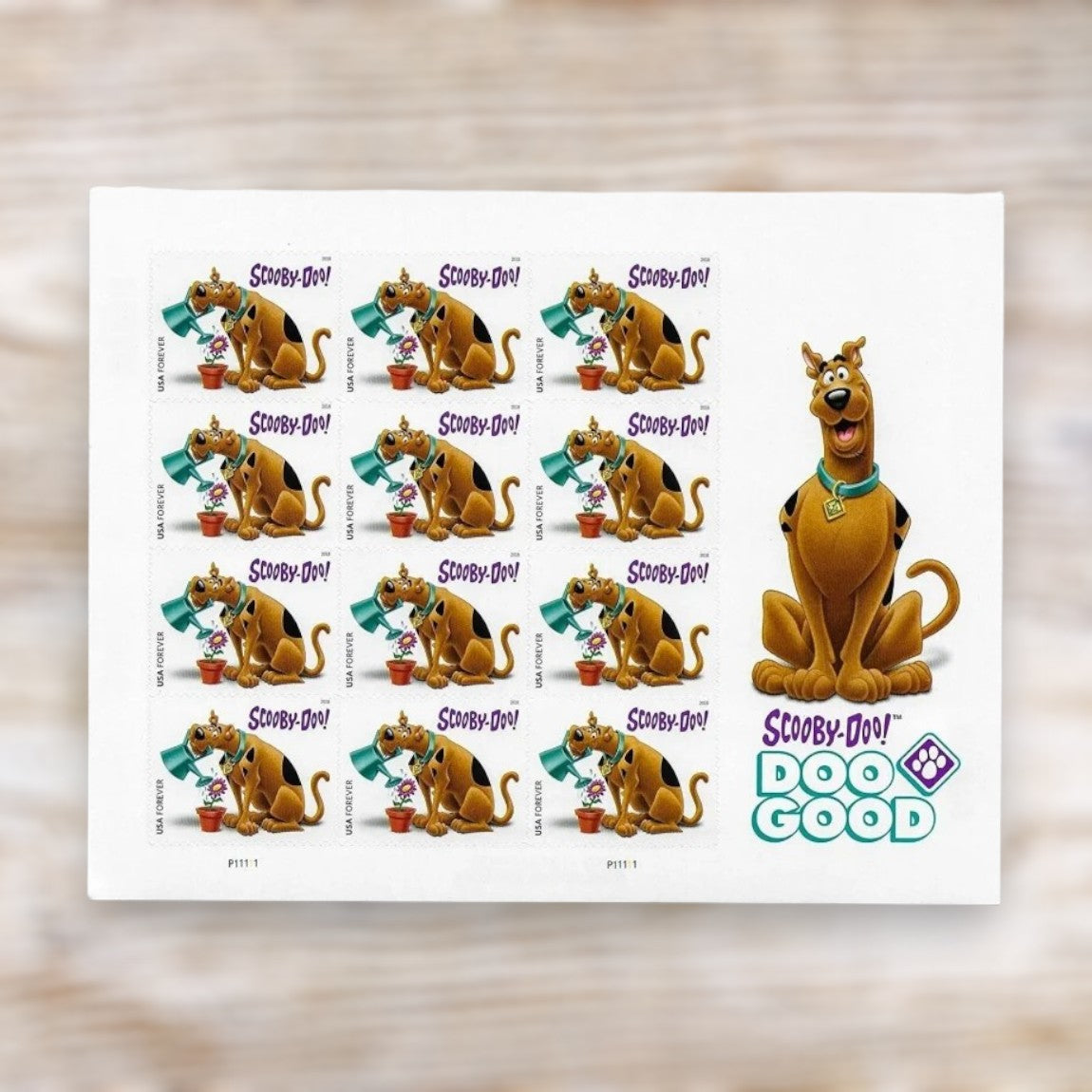 Scooby-Doo! 2018 Forever Postage Stamps Self-Adhesive Sheet for Commemorative Mail