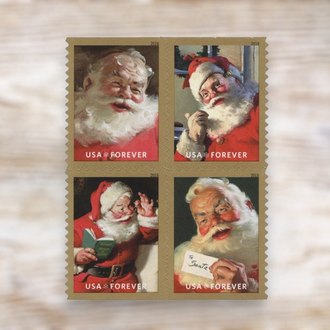 Sparkling Holidays 2018 Forever Postage Stamps Self-Adhesive Booklet for Holiday Mail