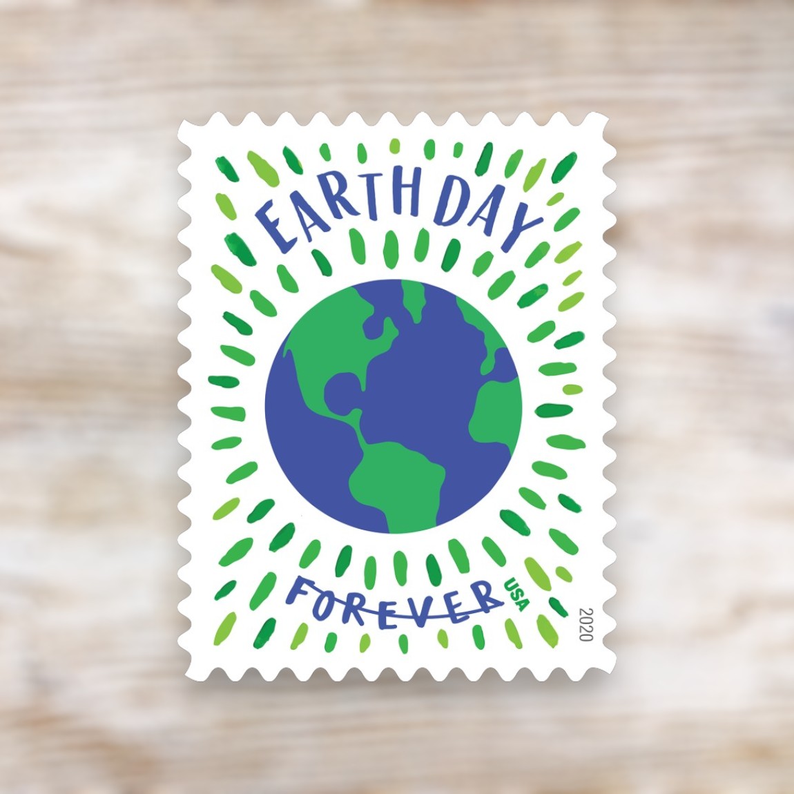 Earth Day 2020 Forever Postage Stamps Self-Adhesive Booklet for Everyday Mail