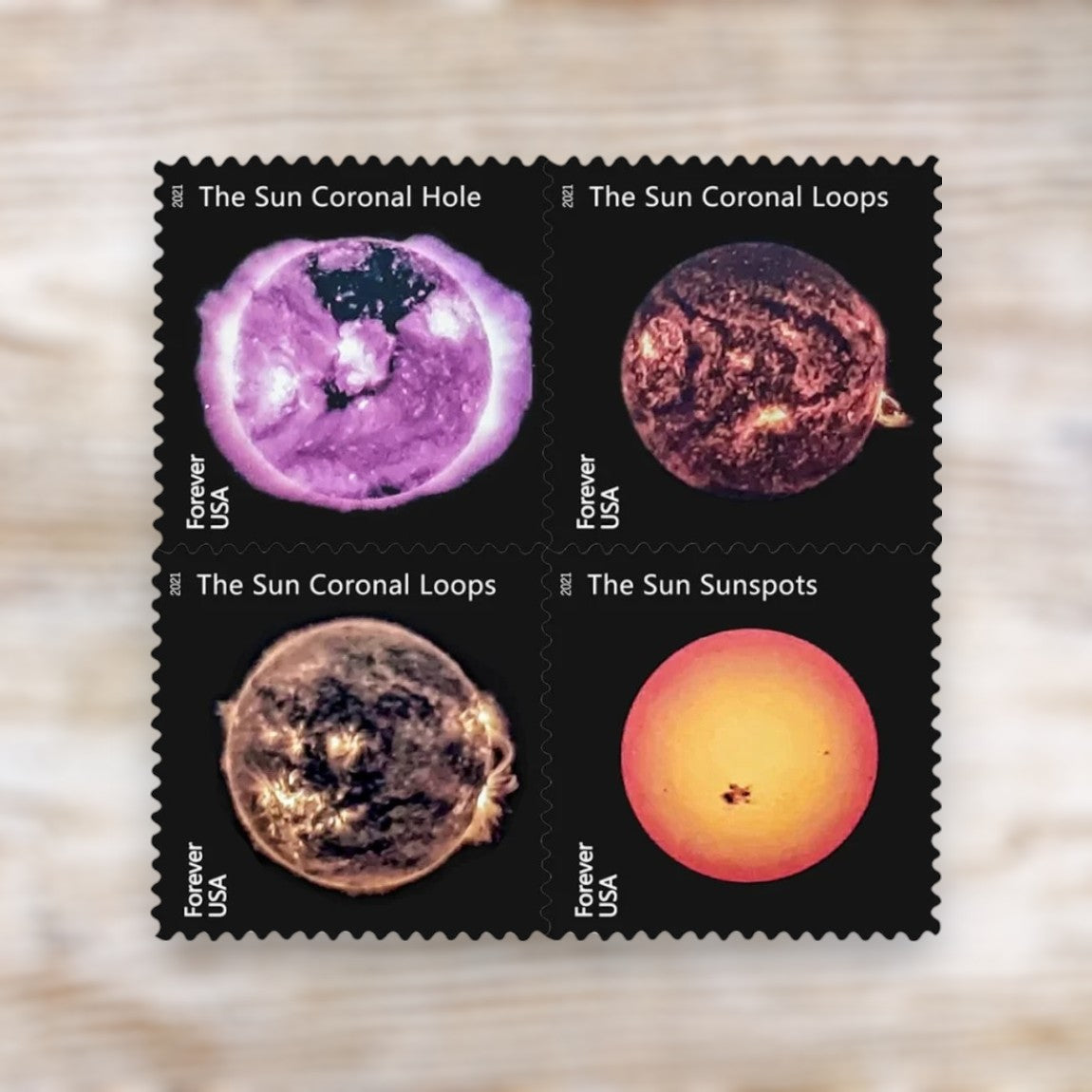 Sun Science 2021 Forever Postage Stamps Self-Adhesive Sheet for Commemorative Mail