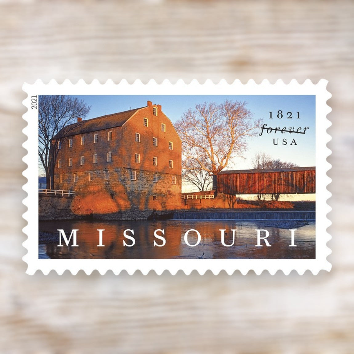 Missouri Statehood 2021 Forever Postage Stamps Self-Adhesive Sheet for Commemorative Mail