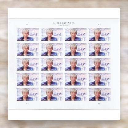 Ursula K. Le Guin 2021 Three Ounce Postage Stamps Self-Adhesive Sheet for Heavier Mail