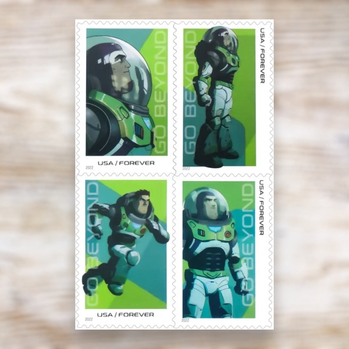 Buzz Lightyear 2022 Forever Postage Stamps Self-Adhesive Sheet for Commemorative Mail