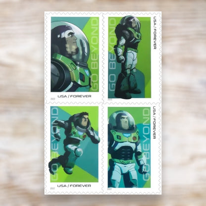 Buzz Lightyear 2022 Forever Postage Stamps Self-Adhesive Sheet for Commemorative Mail
