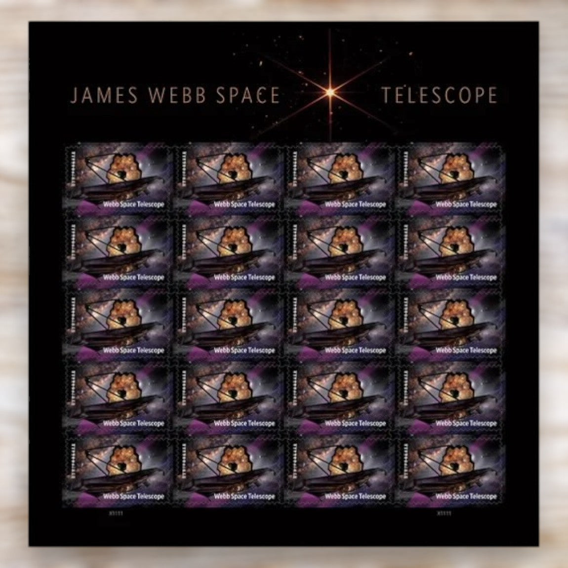 James Webb Space Telescope 2022 Forever Postage Stamps Self-Adhesive Sheet for Commemorative Mail