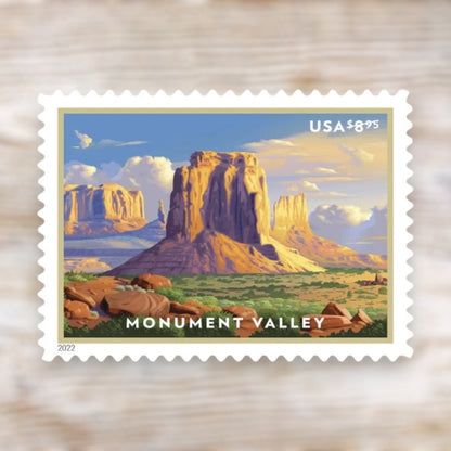 Monument Valley 2022 $8.95 Priority Mail Stamps Self-Adhesive Sheet