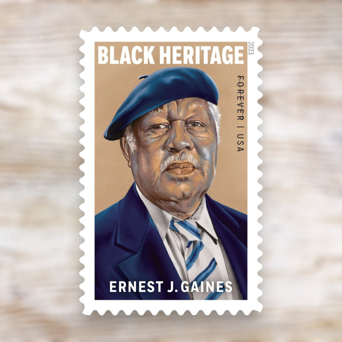 Ernest J. Gaines 2023 Forever Postage Stamps Self-Adhesive Sheet for Commemorative Mail