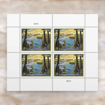 Florida Everglades 2023 $9.65 Priority Mail Stamps Self-Adhesive Sheet
