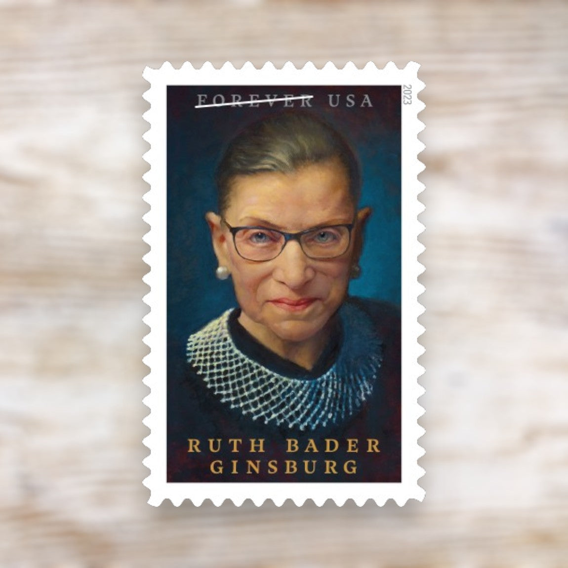 Ruth Bader Ginsburg 2023 Forever Postage Stamps Self-Adhesive Sheet for Commemorative Mail