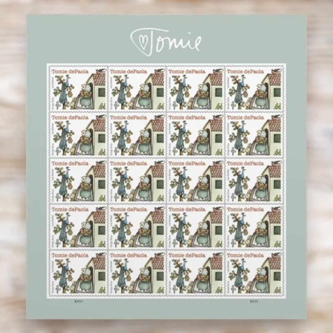Tomie dePaola 2023 Forever Postage Stamps Self-Adhesive Sheet for Commemorative Mail