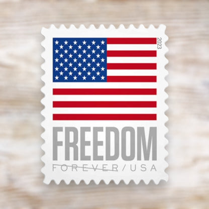 U.S. Flag 2023 Forever Postage Stamps Self-Adhesive Booklet for Everyday and Patriotic Mail