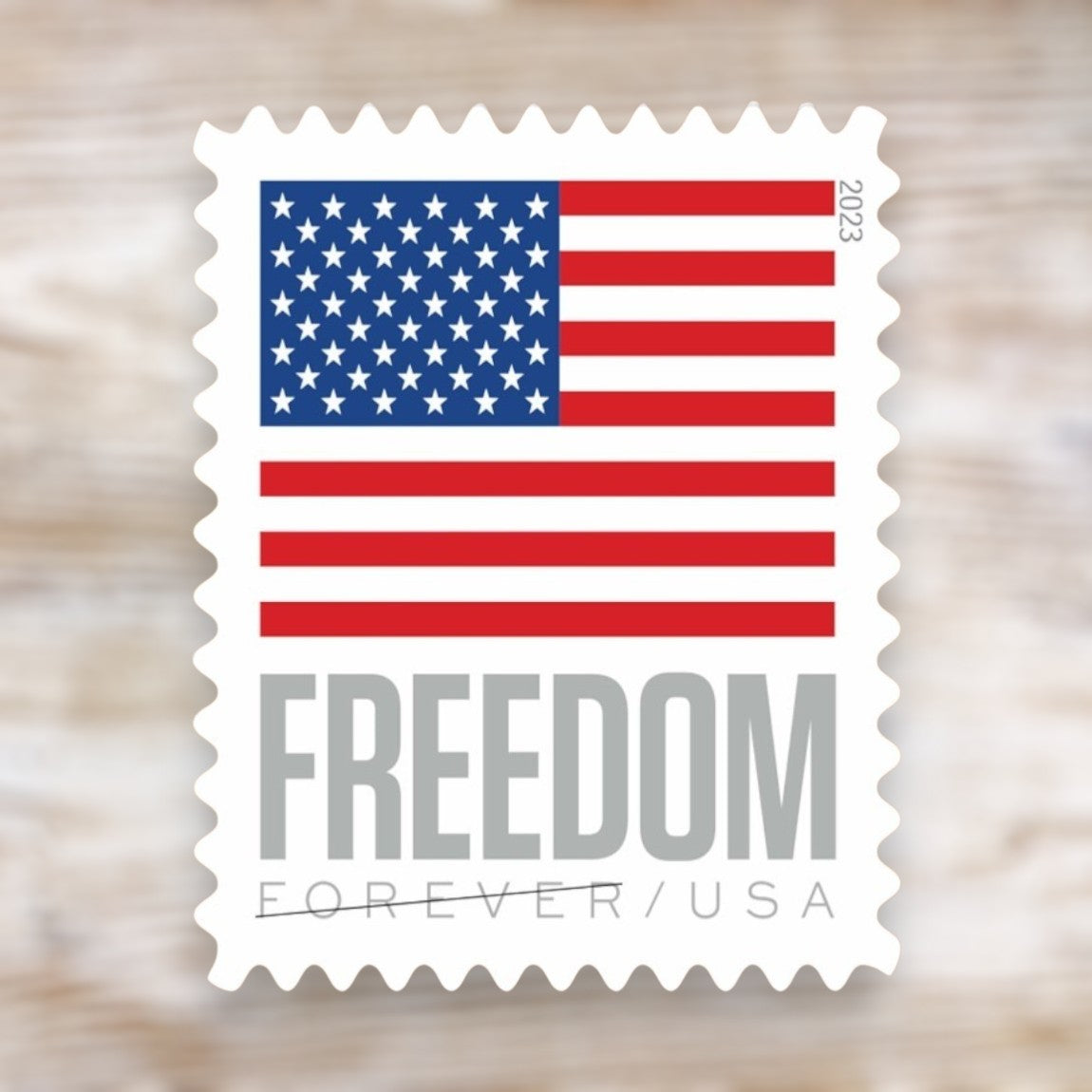 U.S. Flag 2023 Forever Postage Stamps Self-Adhesive Coil for Everyday Mail