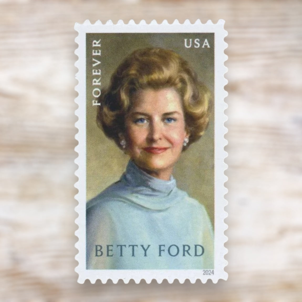 Betty Ford 2024 Forever Postage Stamps Self-Adhesive Sheet for Commemorative Mail