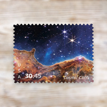 Cosmic Cliffs 2024 $30.45 Priority Mail Express Postage Stamps Self-Adhesive Sheet
