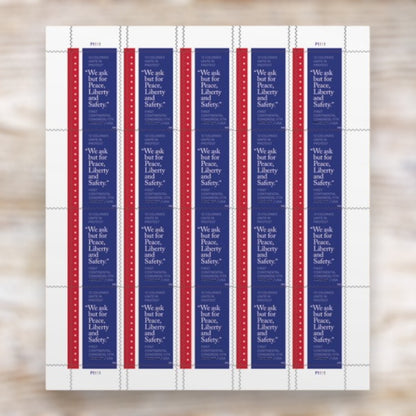 2024 First Continental Congress, 1774 Forever Postage Stamps Self-Adhesive Sheet for Commemorative Mail