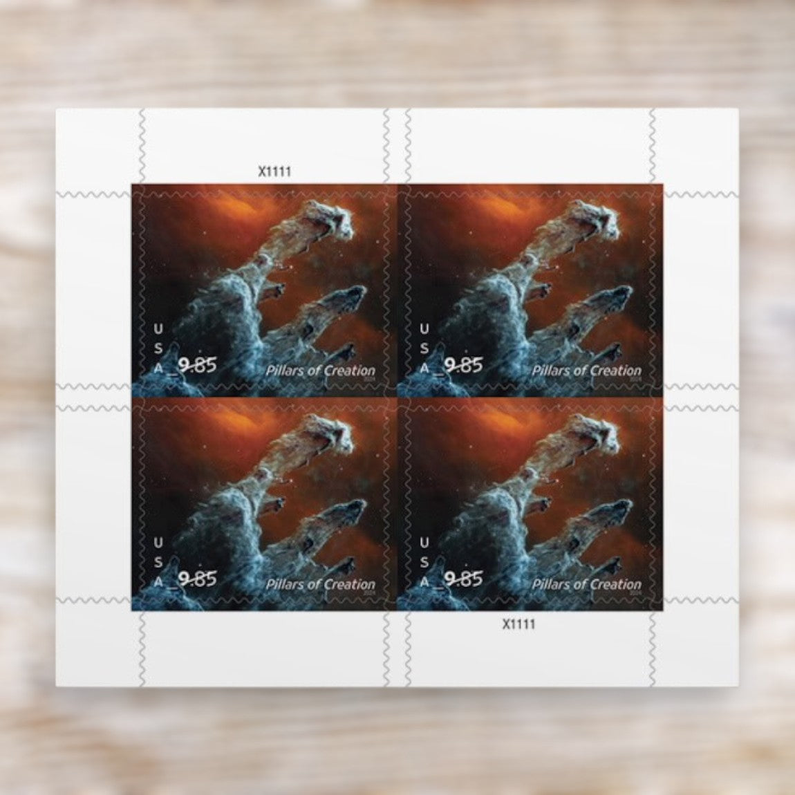 Pillars of Creation 2024 $9.85 Priority Mail Stamps Self-Adhesive Sheet
