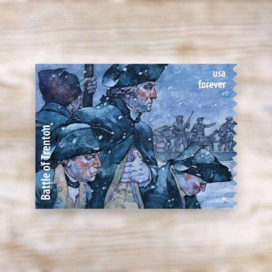 Battlefields of the American Revolution 2025 Forever Postage Stamps Self-Adhesive Sheet for Commemorative Mail