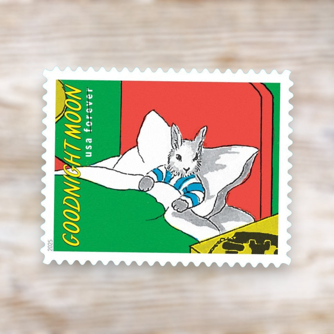 Goodnight Moon 2025 Forever Postage Stamps Self-Adhesive Sheet for Greeting Cards and Letters