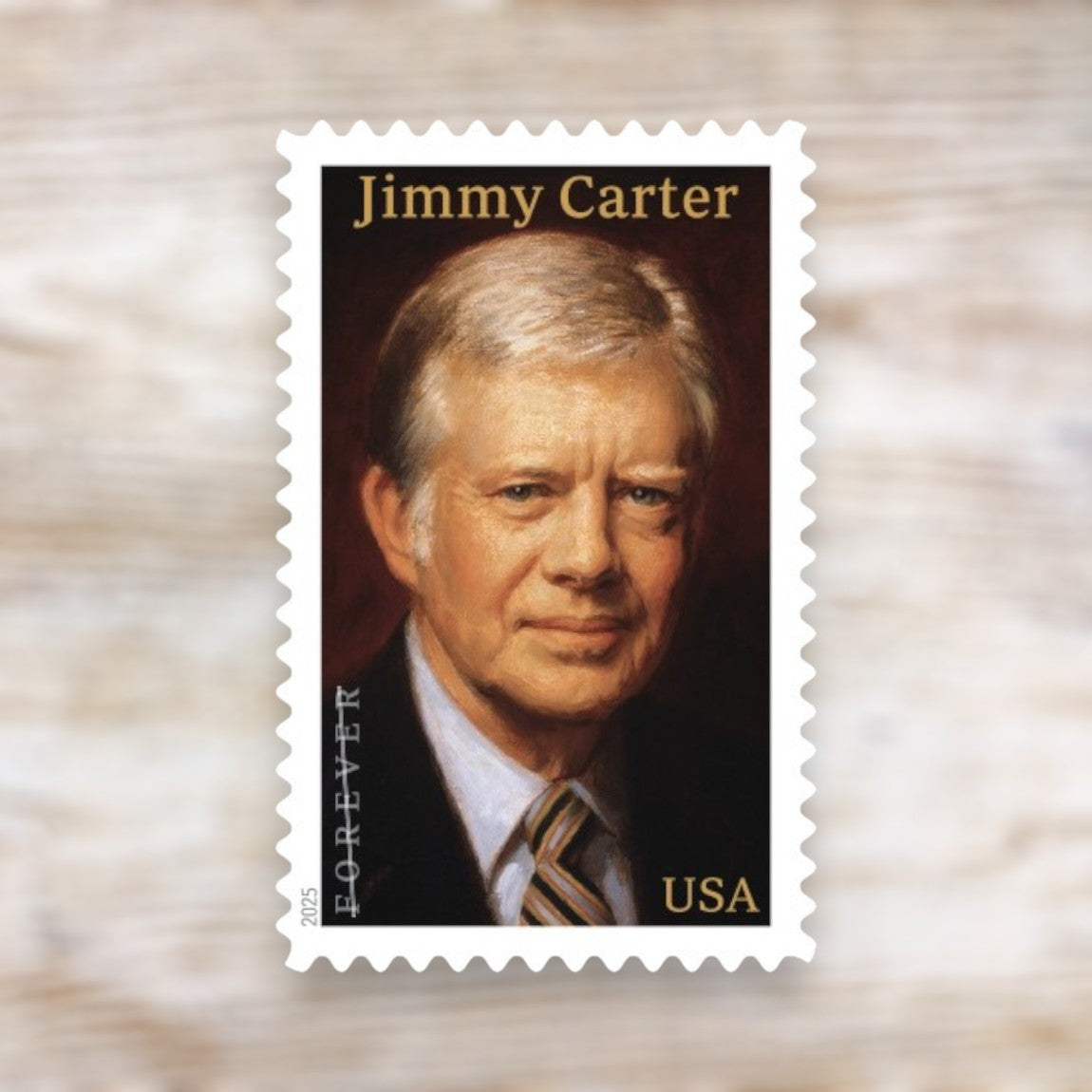 Jimmy Carter 2025 Forever Postage Stamps Self-Adhesive Sheet for Commemorative Mail