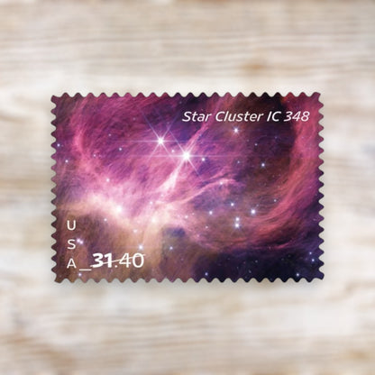 Star Cluster 2025 $31.40 Priority Mail Express Postage Stamps Self-Adhesive Sheet