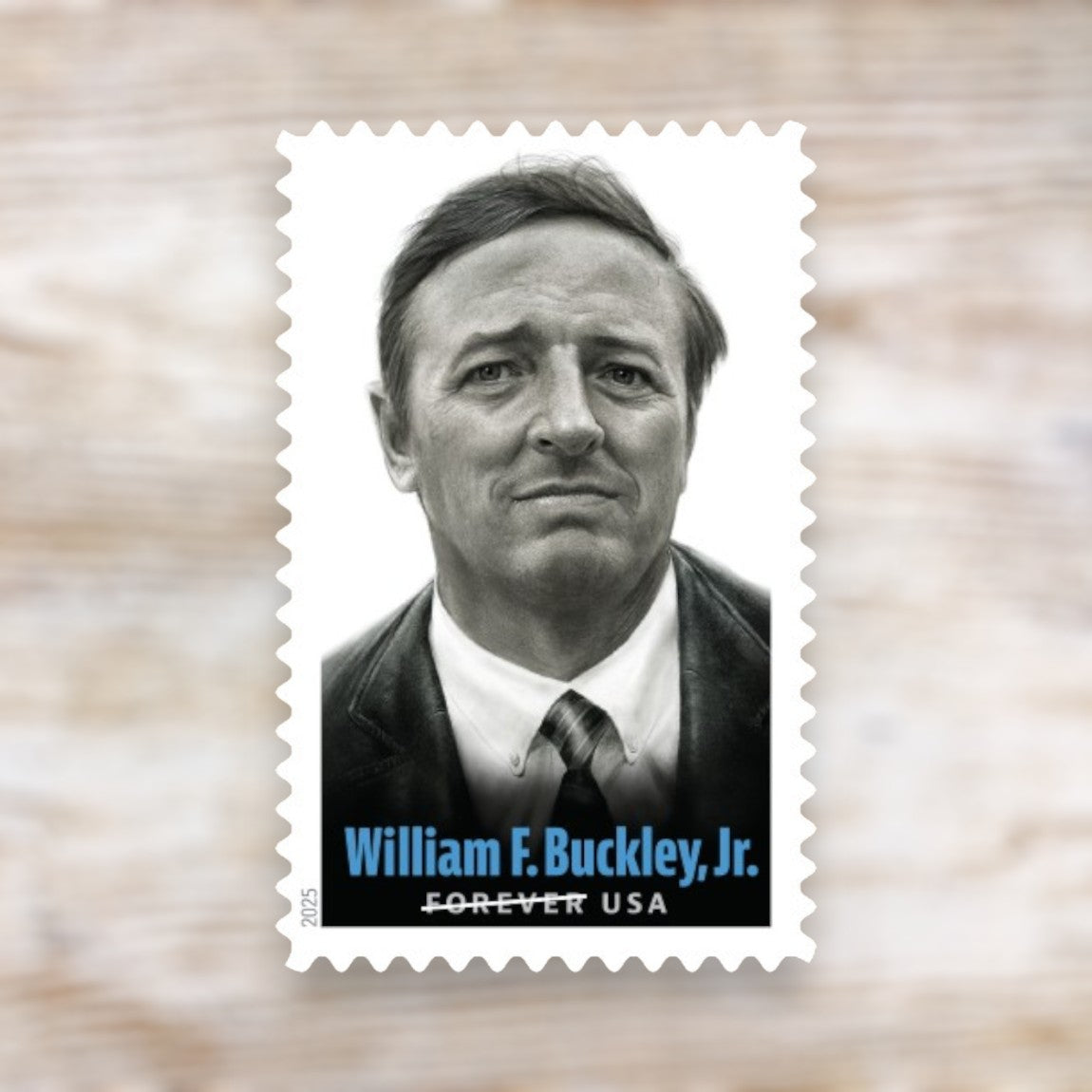 William F. Buckley, Jr. 2025 Forever Postage Stamps Self-Adhesive Sheet for Commemorative Mail