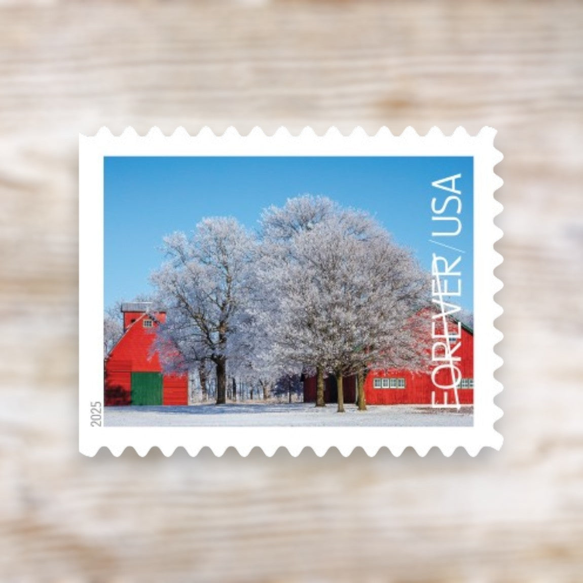 Winter Landscapes 2025 Forever Postage Stamps Self-Adhesive Booklet for Winter Mail