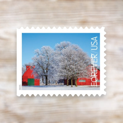 Winter Landscapes 2025 Forever Postage Stamps Self-Adhesive Booklet for Winter Mail