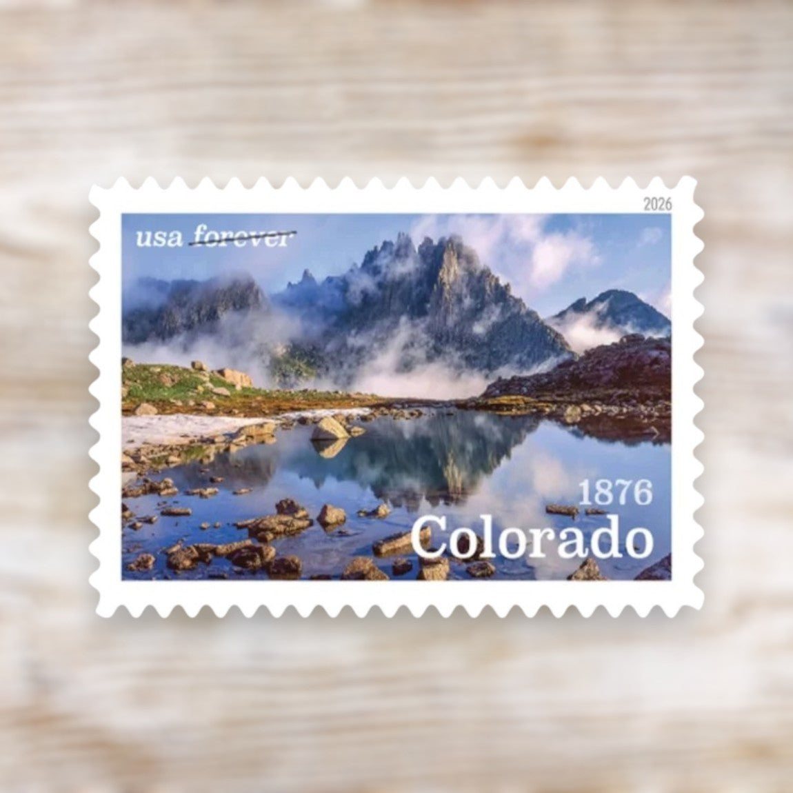 Colorado Statehood 2026 Forever Postage Stamps Self-Adhesive Sheet for Commemorative Mail