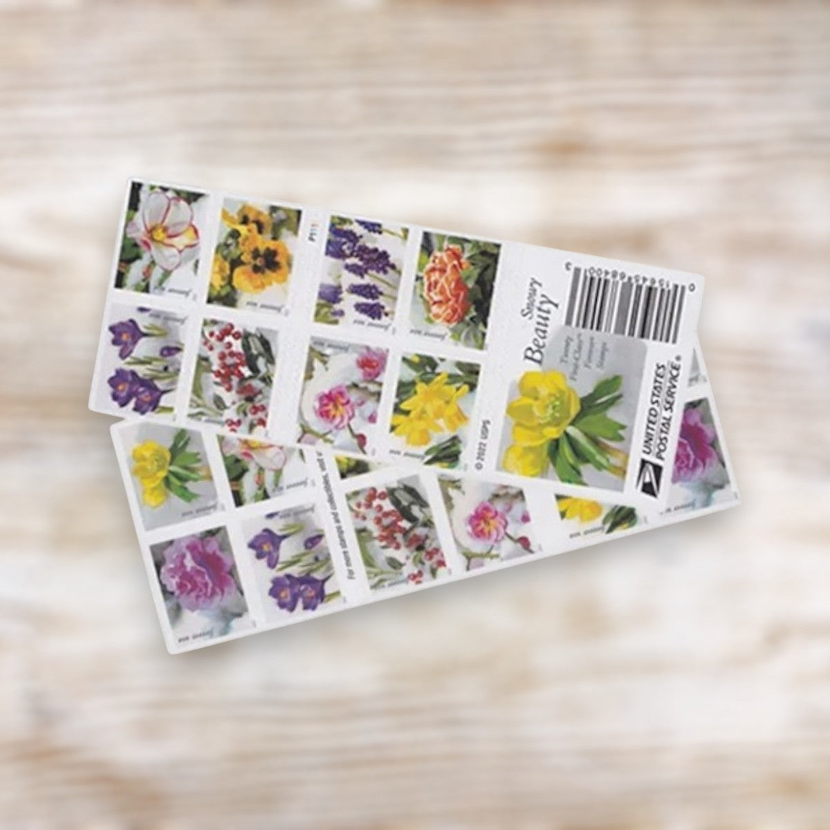 Garden Beauty 2002 Forever Postage Stamps Adhesive Booklet for Holiday Celebration