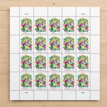 Sheet 2024 Wedding Blooms Forever Postage First-Class Mail